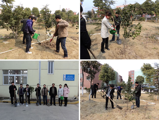 上海滬工閥門廠 2011 年 3.12 植樹節活動